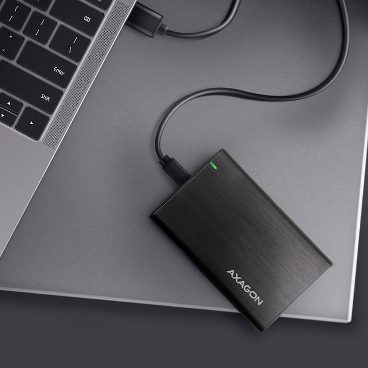 Produktbild Axagon EE25-A6C USB-C 3.2 - SATA 6G 2.5" externes Festplattengehäuse (2.5")