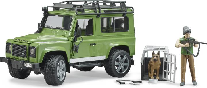 Produktbild Bruder Land Rover Defender Station Wagon mit Förster und Hund