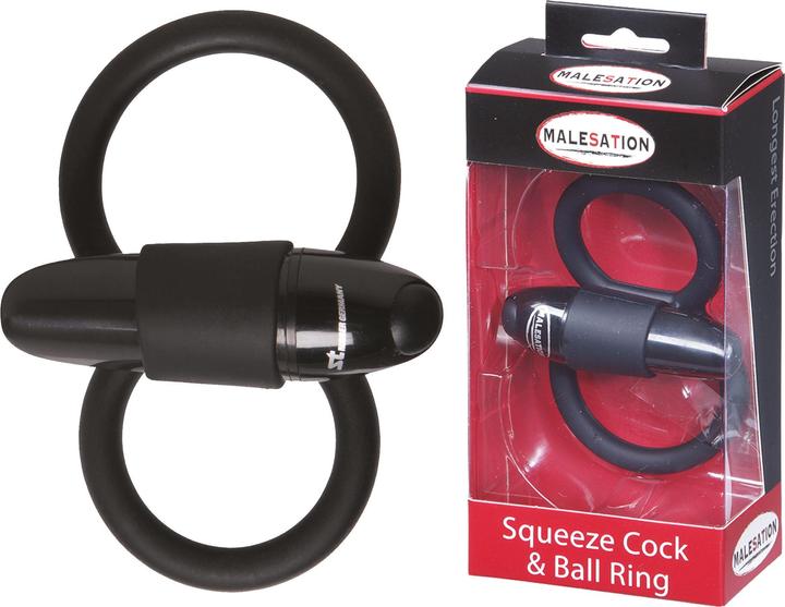 Image du produit Malesation Cock & Ball Ring avec vibration (4.20 cm)