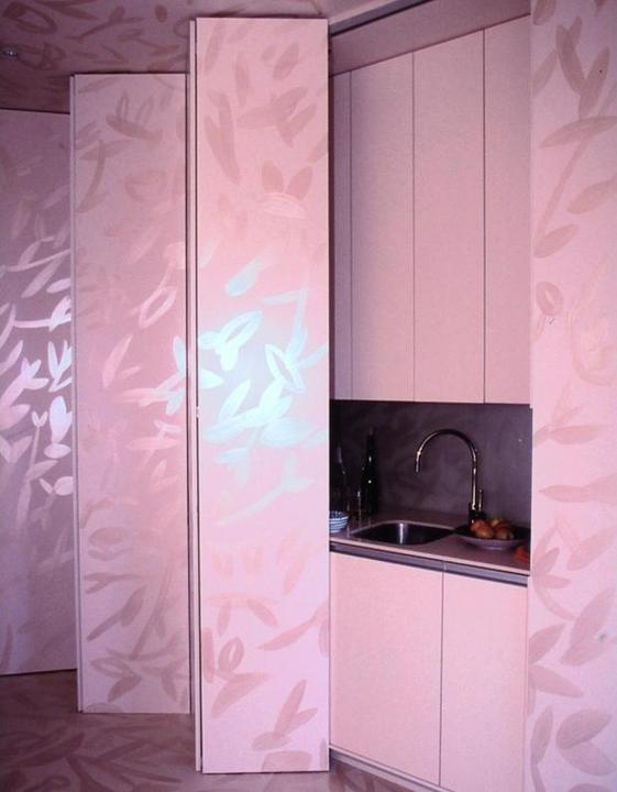 Actual product image HAWA Complete set folding sliding door hardware -Multifold 30, Inslide