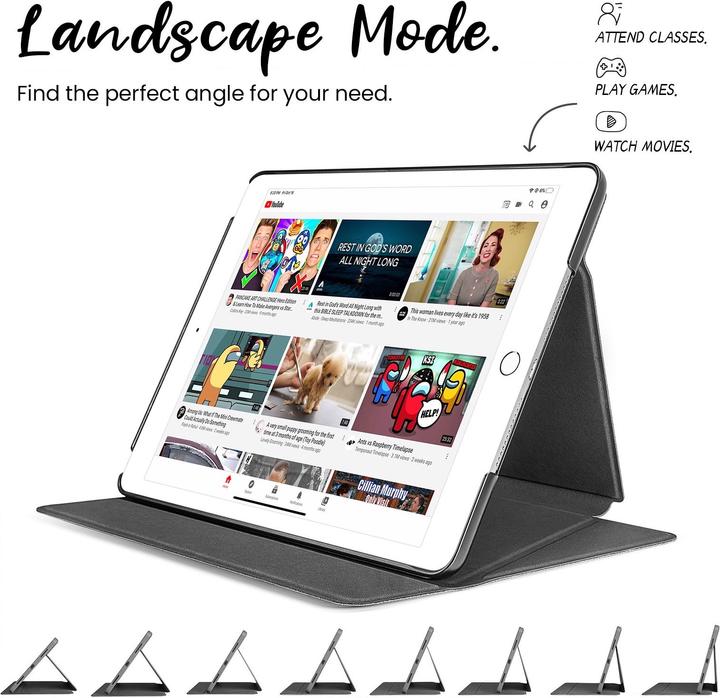 Image du produit tomtoc B02 (10.2") Etui vertical pour tablette (iPad 2019 (7e gène), iPad 2020 (8. Gen))
