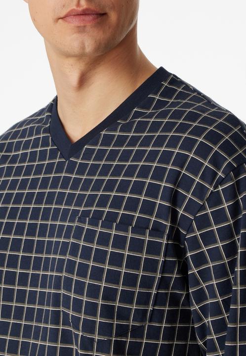 Produktbild Schiesser langer Pyjama Schlafanzug natürlich 100% Baumwolle | auch Übergrössen (64)