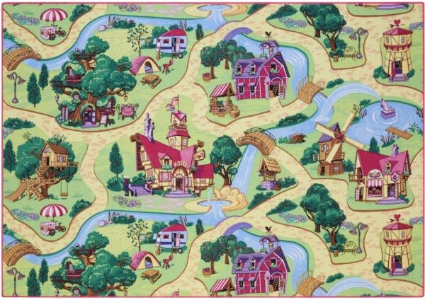 Actual product image Associated Weavers Bil Legetaeppe Candy Town 140 x 200 cm