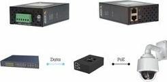 Produktbild Axis T8144 PoE+ Midspan Industriell (802.3af (PoE), Proprietär 24V, 60 W)
