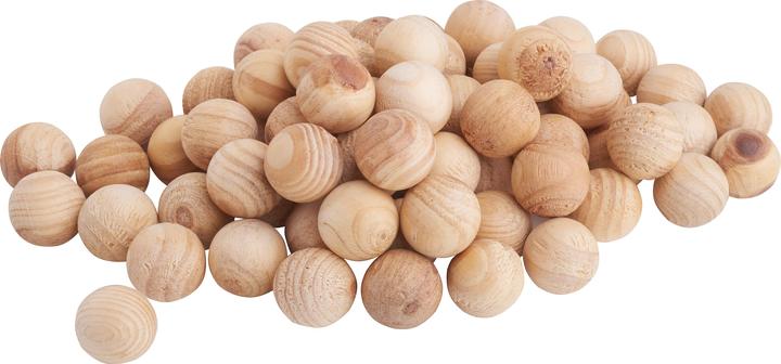 Actual product image VBS XXL wooden balls without hole "Ø 25 mm", 70 pieces