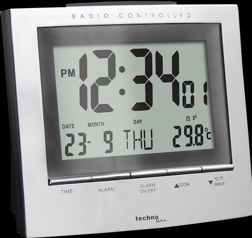 Produktbild Technoline WT 280 Funkwecker mit Datumsanzeige, Innentemperaturanzeige