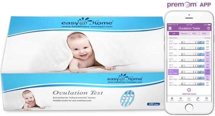 Actual product image Premom Easy@Home 100 Ovulation(LH) Test Strips