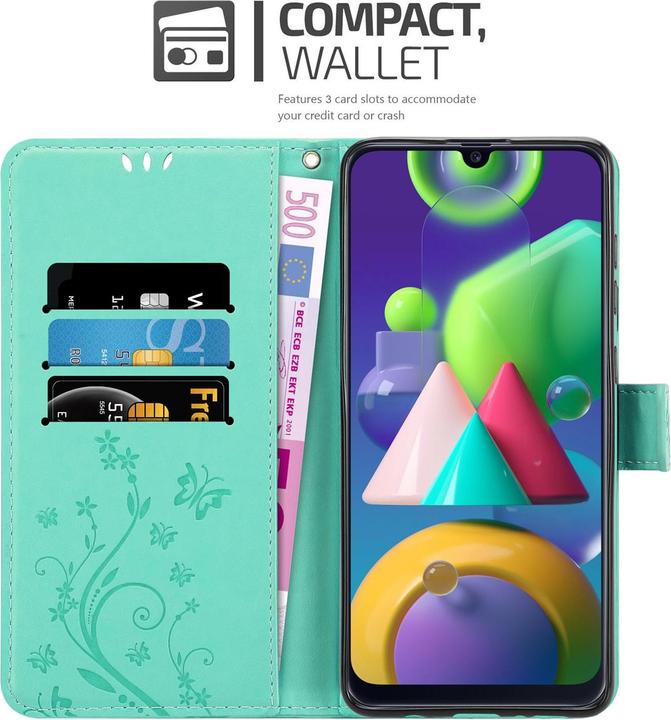 Image du produit Cadorabo Couverture du livre de fleurs (Samsung Galaxy M31)