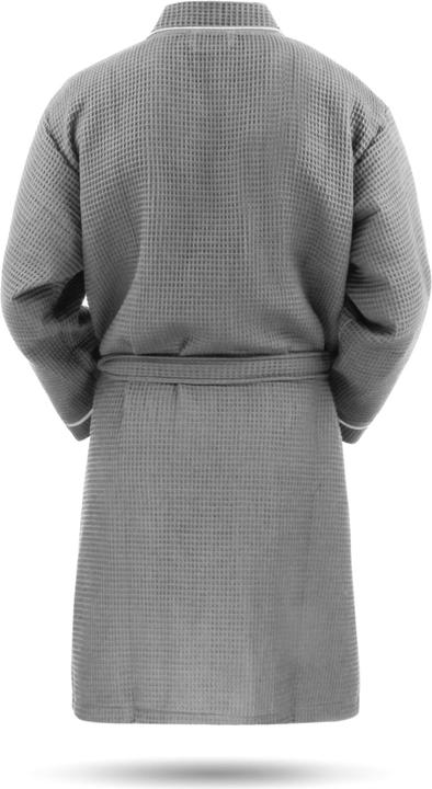 Actual product image Normani Mens Dressing Gown with Waffle Piqué Bali (5XL)