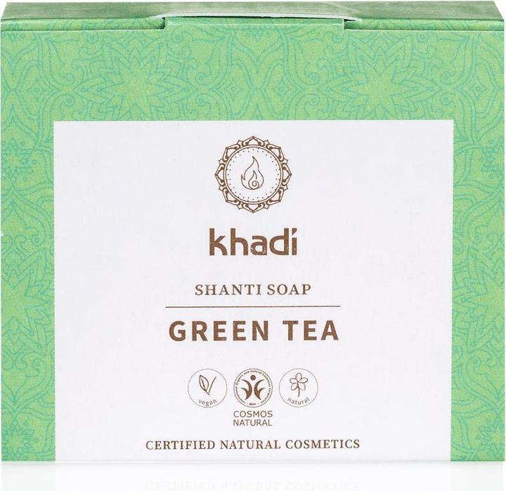 Produktbild Khadi Pflegeseife Green Tea 100 g (Hartseife)