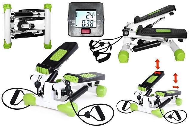 Immagine prodotto HMS Stepper diagonale con cavo bianco e verde S3033