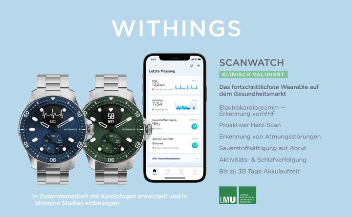 Produktbild Withings Scanwatch Horizon (43 mm, nur WLAN)
