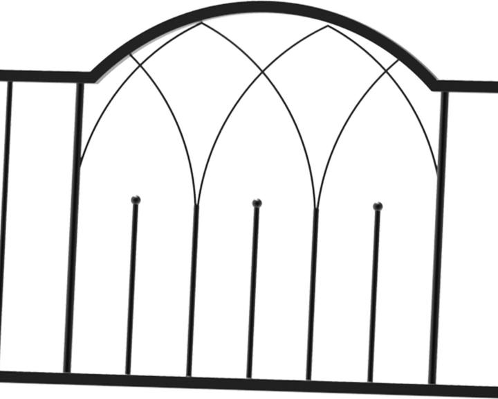 Actual product image Outsunny Bench with rose arch