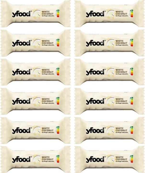 Image du produit YFood Coconut & White Chocolate (Chocolat blanc, Noix de coco, 12 pcs, 720 g)