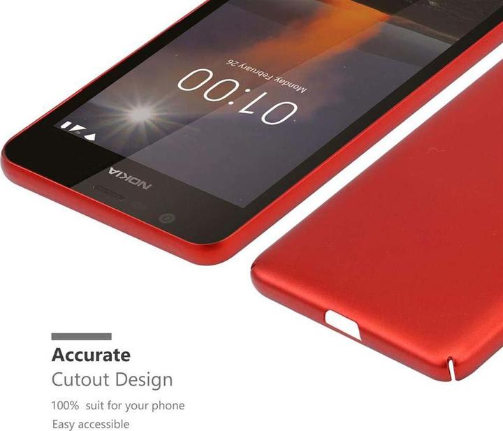 Actual product image Cadorabo Hard Cover Matt Metal Cover (Nokia 1)