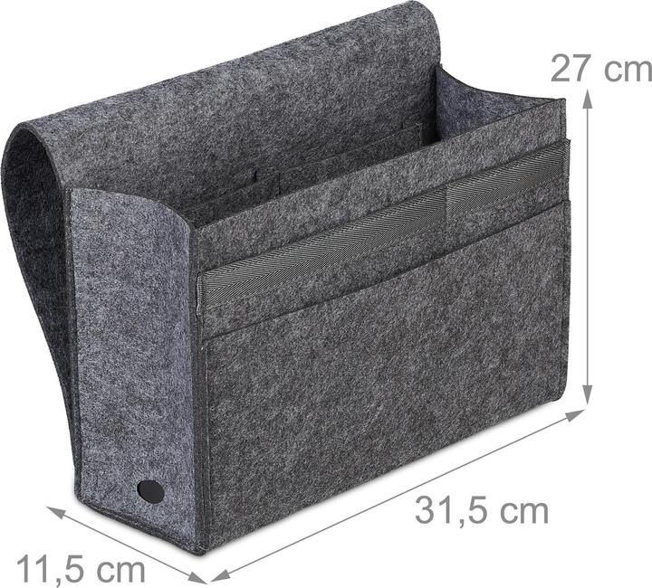 Actual product image Relaxdays Bed bag (1 x, 31.5 x 5 x 27 cm)