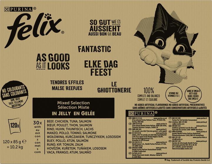 Produktbild Felix Agail (Adult, 120 Stk., 10200 g)