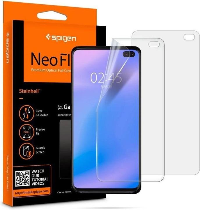 Produktbild Spigen Neo Flex HD (2er Pack) (1 Stück, Samsung Galaxy S10+)
