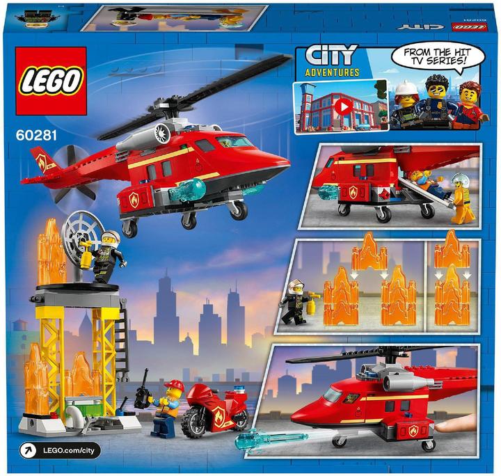 Produktbild LEGO Feuerwehrhubschrauber (60281, LEGO City)