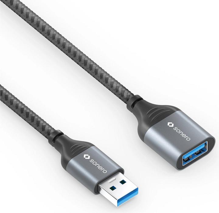 Image du produit Sonero Câble d'extension USB 3.0 USB A - USB A 2 m (2 m, USB 3.1, USB 3.0)