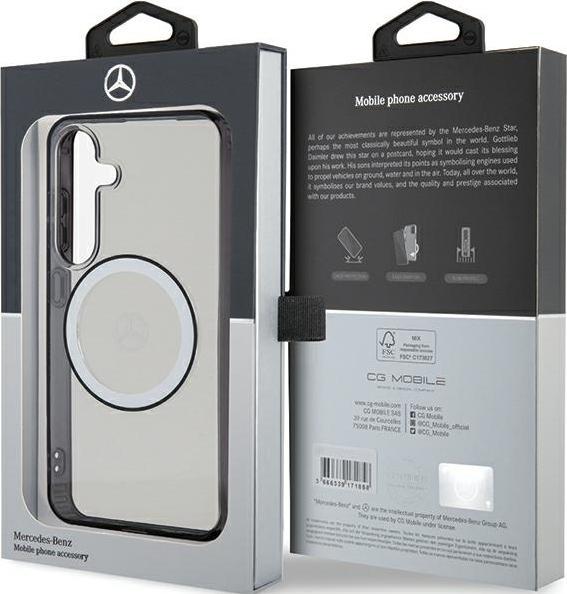Produktbild Mercedes MEHMS23HUOKC S921 transparent hardcase Printed logo MagSafe (Samsung Galaxy S24)