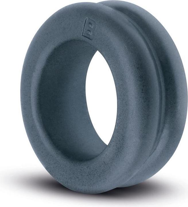 Actual product image Boners Ribbed Cock Ring (2 cm)