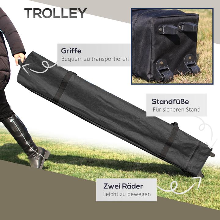 Actual product image Outsunny Folding pavilion with net (392 cm, 392 cm)