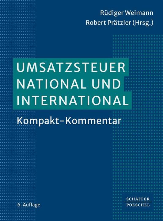Produktbild Umsatzsteuer national und international (Deutsch, Robert Prätzler, Rüdiger Weimann, 2024)
