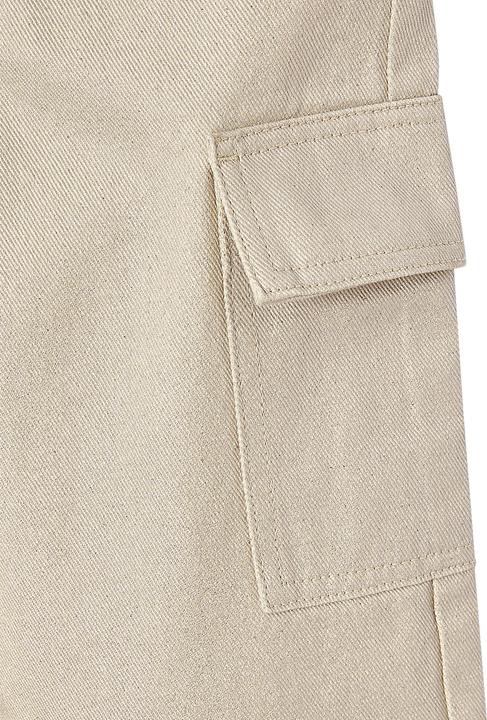 Produktbild Vertbaudet Weite Mädchen Cargohose mit Glanzeffekt (110)