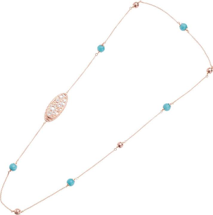 Image du produit Ottaviani Collier en bronze avec paillettes d'argent
