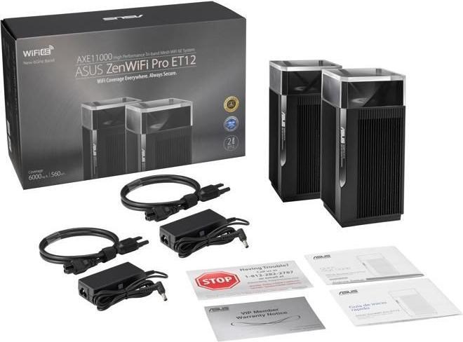Image du produit ASUS Routeur WL ZenWiFi Pro ET12 AX11000 Lot de 2