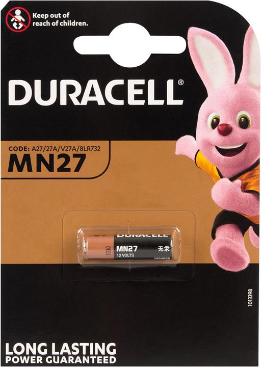 Produktbild Duracell Batterie 27A 10x1er (1 Stk., A27)