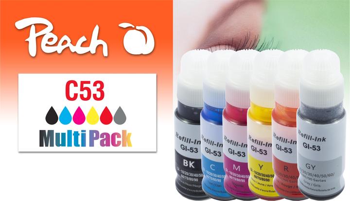 Immagine prodotto Peach Spar Pack Tintenpatronen ersetzt Canon GI-53