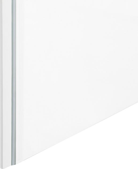 Produktbild Beliani Duschabtrennung aus Temperglas 70 x 70 x 185 cm silber DARLI (70 cm, 70 cm, 185 cm)