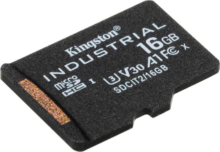 Actual product image Kingston microSDHC Industrial (16 GB, microSDHC, U3, UHS-I)