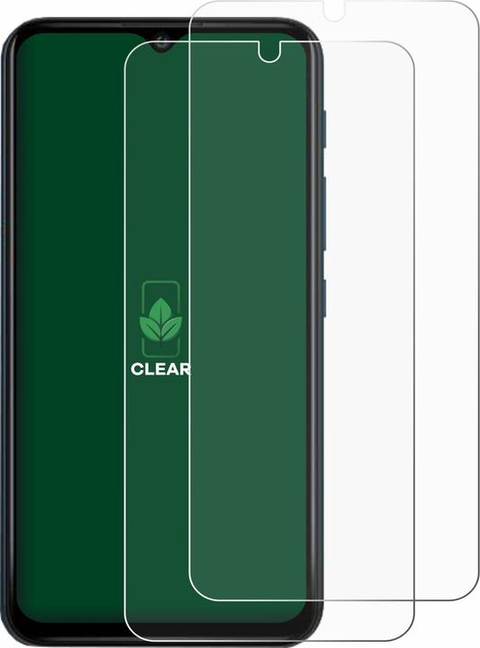 Actual product image ScreenLeaf Protective film sustainable screen protector screen protector film clear transparent (2 Piece, Wiko Y62 Plus)