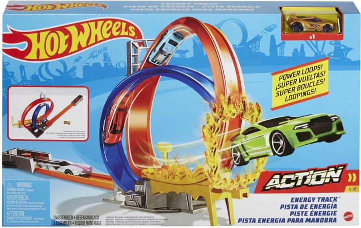 Actual product image Mattel Hot Wheels Energy Track Set