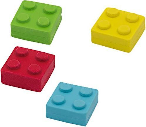 Produktbild Wedo Radierer Baustein 4ST sortiert