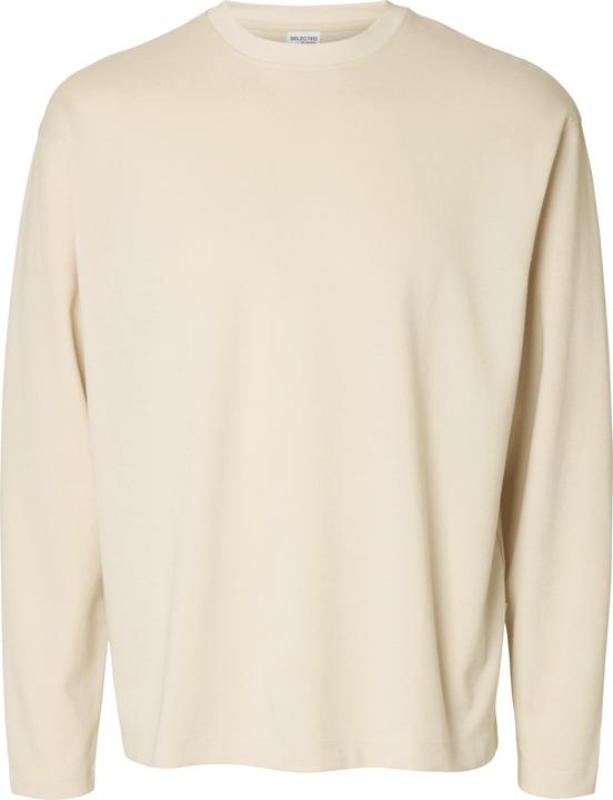Selected Homme Slhlooseoscar Ls O-Neck Tee Noos
