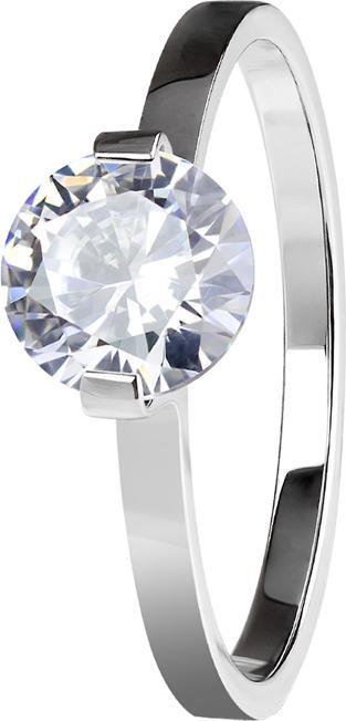 Image du produit Star Piercing Bague argent avec grand cristal (Acier chirurgical 316L, sans laiton)