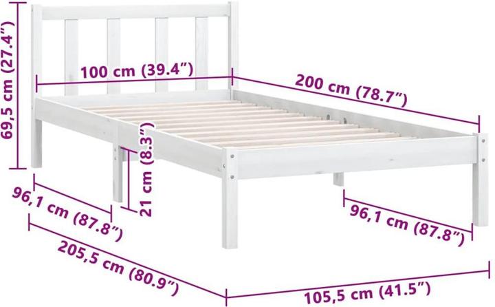 Produktbild VidaXL Tiziana (100 x 200 cm)
