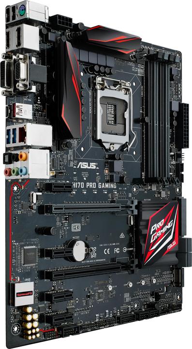 Produktbild ASUS H170-Pro Gaming (LGA 1151, Intel H170, ATX)