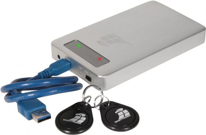 Digittrade RS256 500GB RFID Security externe SSD - 256-Bit AES Verschluesselung 6,35cm 2,5Zoll Alu-Gehaeuse... (500 GB)
