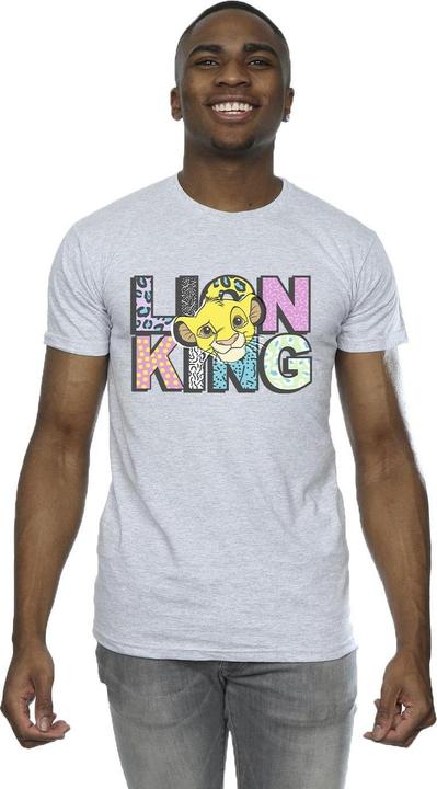 Produktbild Disney The Lion King Pattern Logo TShirt (4XL)