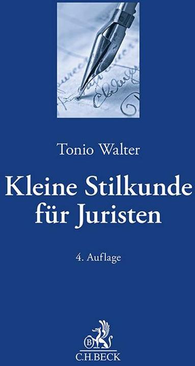 Immagine prodotto Kleine Stilkunde für Juristen (Tedesco, Tonio Walter, 2024)