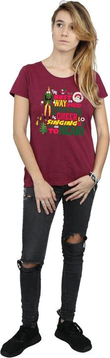 Immagine prodotto Elf Christmas Cheer Maglietta Donna (XL)