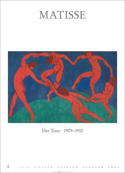 Produktbild Poster Art Kalender 2026 - Monet, Van Gogh, Matisse, Kandinsky (49 x 68 cm, Deutsch)