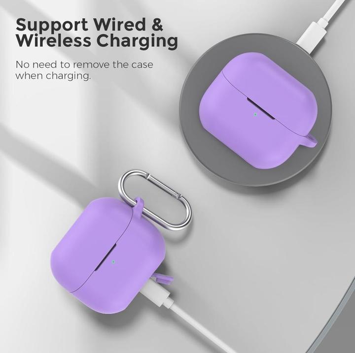 Produktbild Screenguard Samsung Galaxy Buds3 Pro Liquid Silicone Case Hülle mit Karabiner