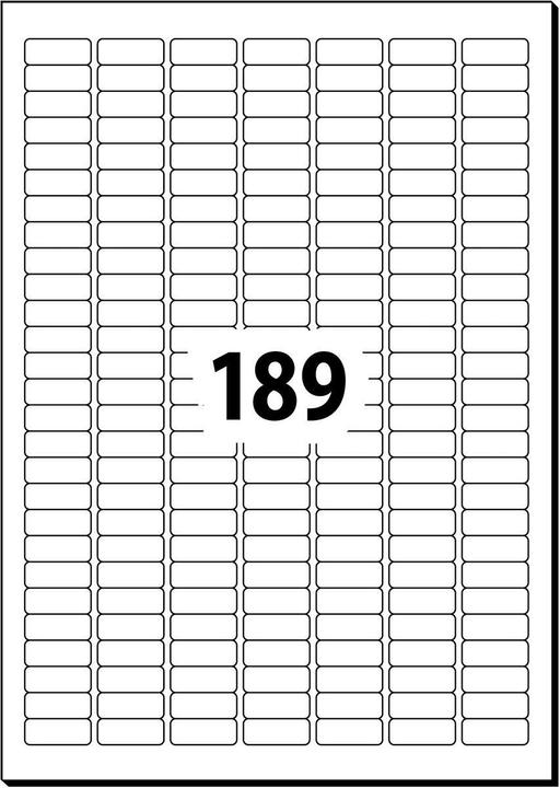 Actual product image Sigel Removable labels