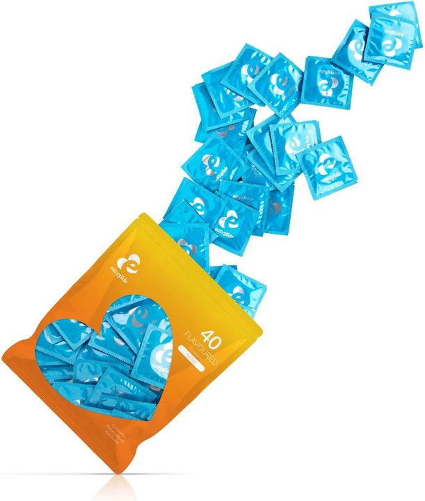 Productafbeelding EasyGlide Condooms met een smaakje (40 Pcs.)